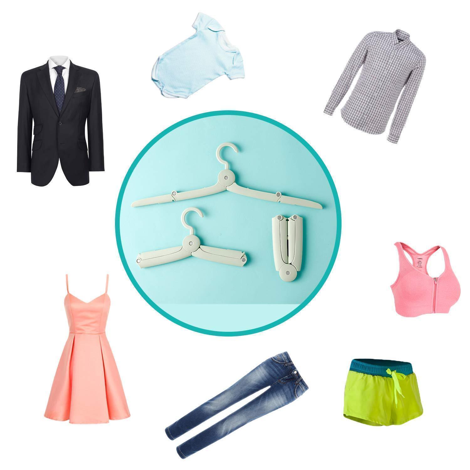 2+3 FREE | FoldEZ – The Ultimate Space-Saving Hanger for Travel & Home!