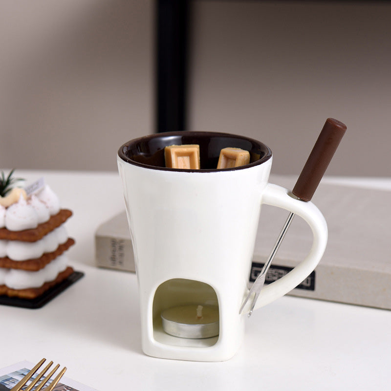 ChocoLuxe – Ceramic Fondue Cup for Chocolate & Cheese