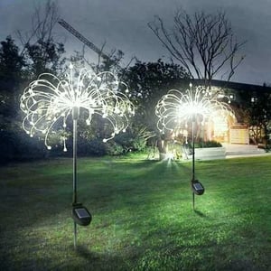 GlowBurst - solar fireworks for your garden - completely without electricity