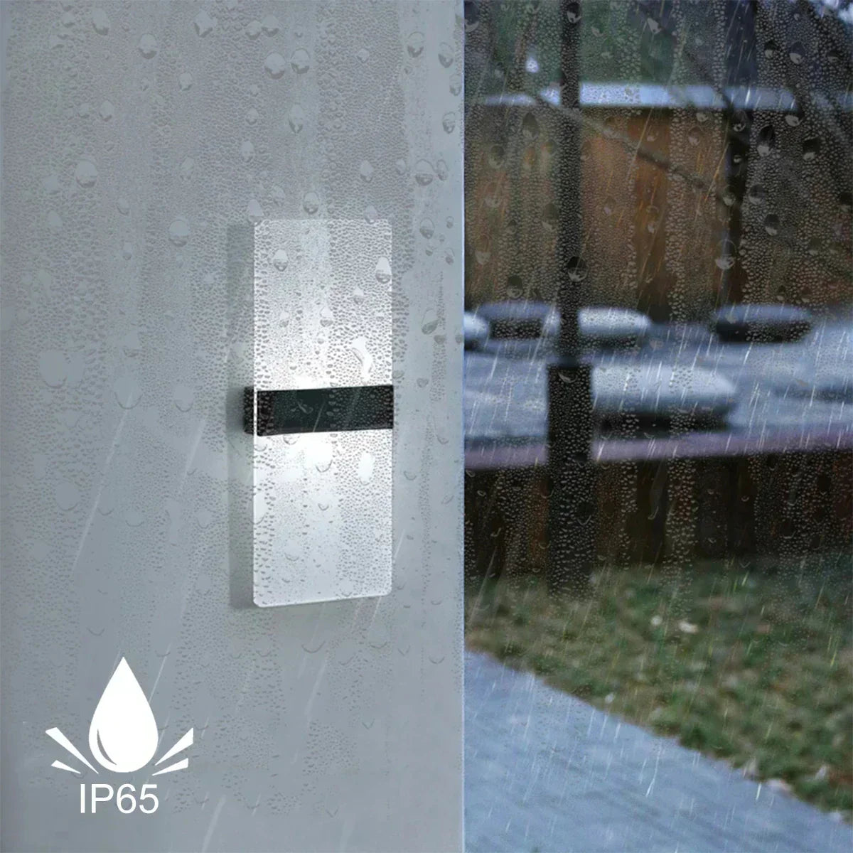 EcoLuma - Solar-powered LED wall light for stylish outdoor lighting