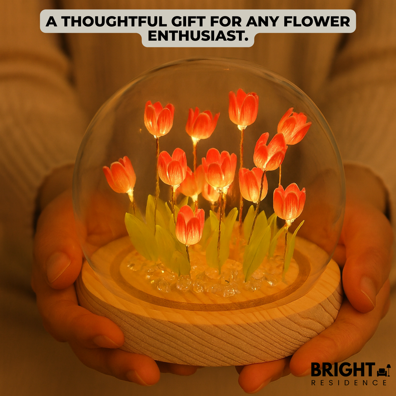 TulipGlow – Soft Light & Stylish Decor!