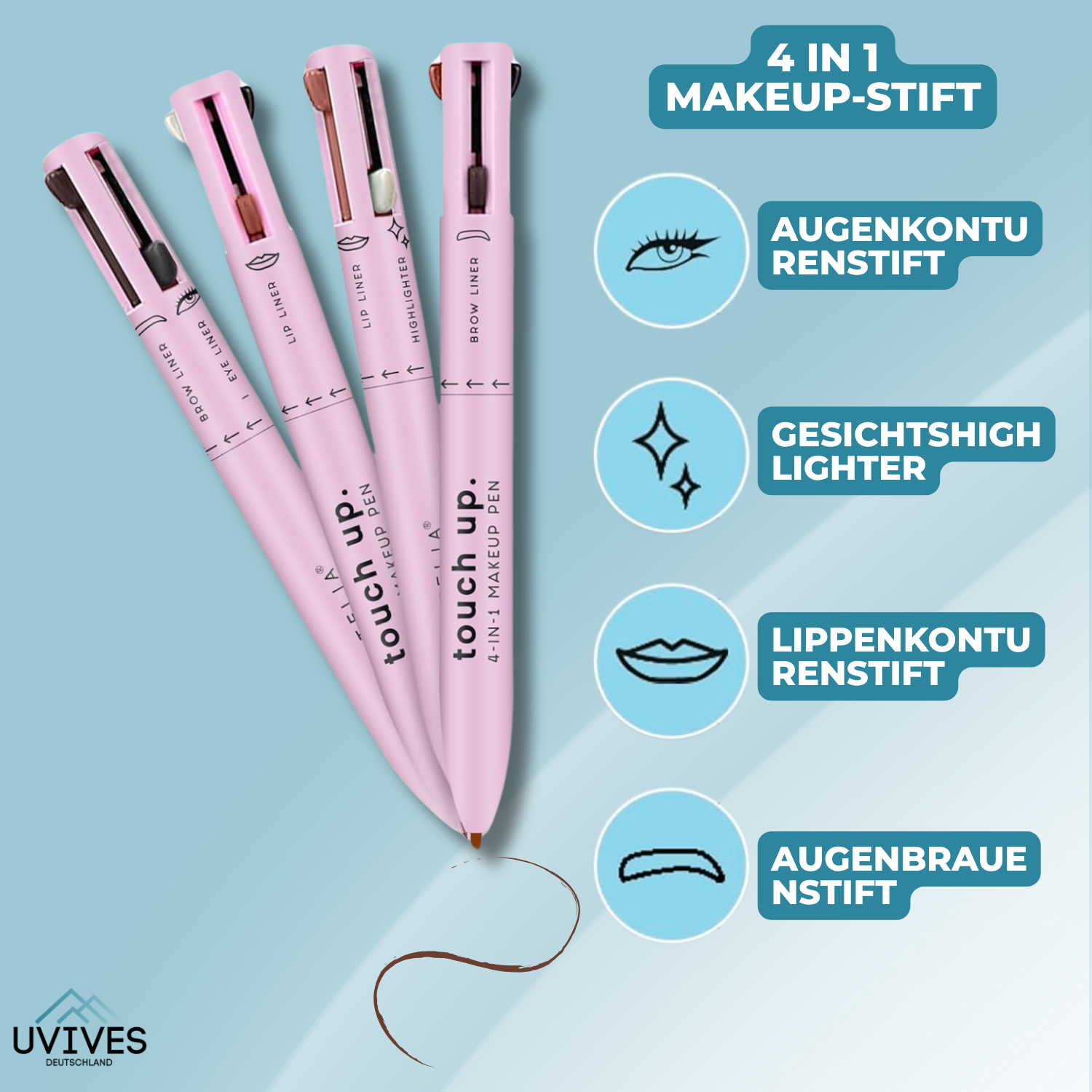 GlamLine - your 4-in-1 beauty helper for on the go