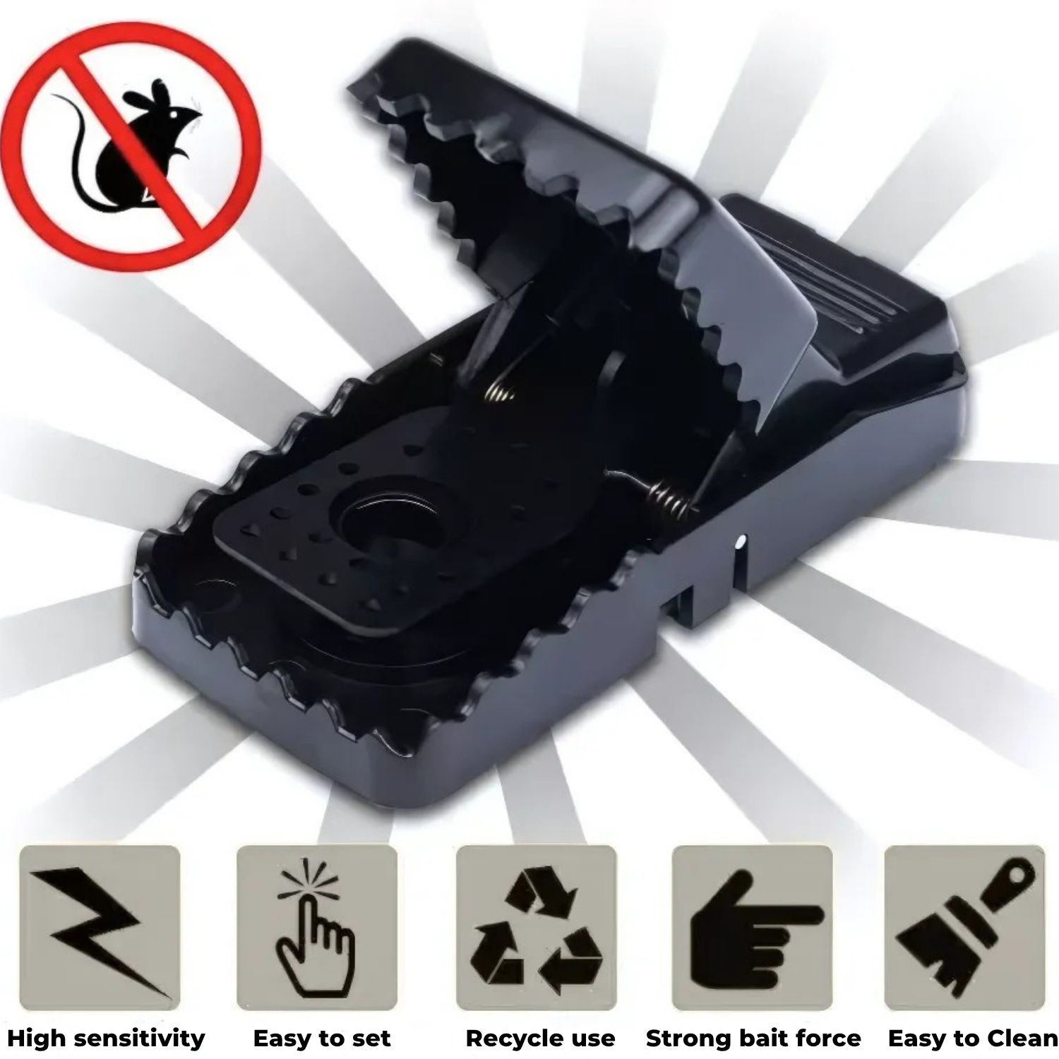 1+1 FREE | PowerTrap™ - Highly sensitive, powerful mouse trap