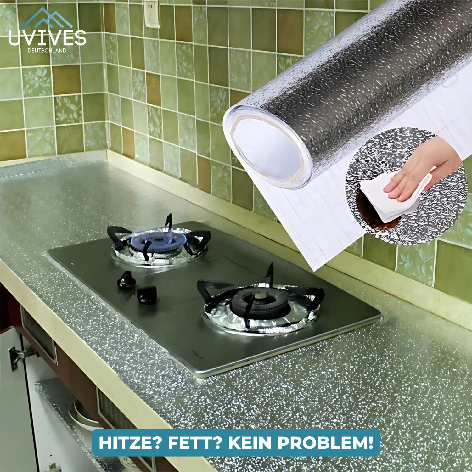 FoilShield – Mess-Free Protection for Every Kitchen Surface!