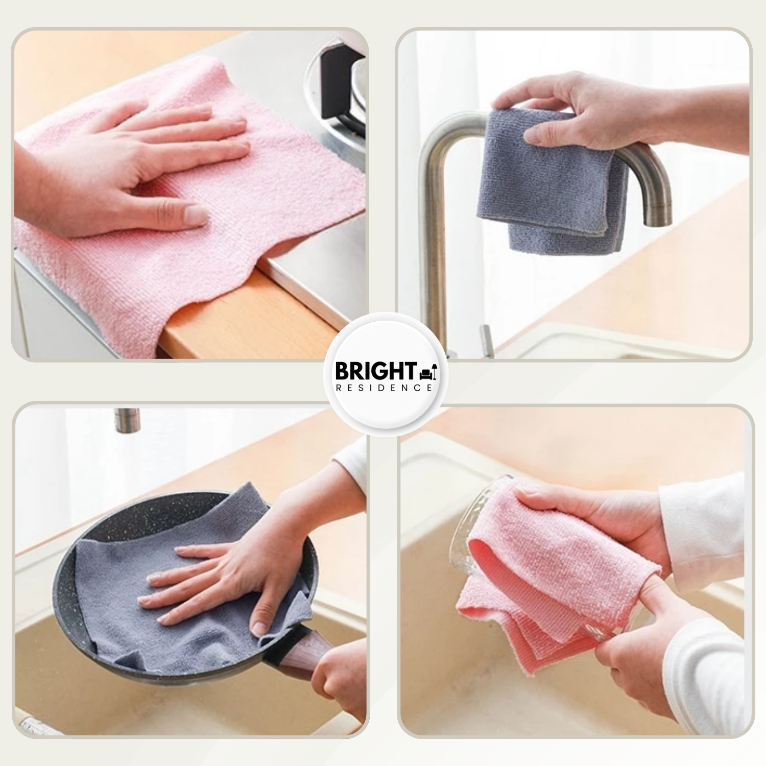 EcoWipe Roll – Eco-Friendly, Reusable Microfiber Cleaning Cloths for Every Home