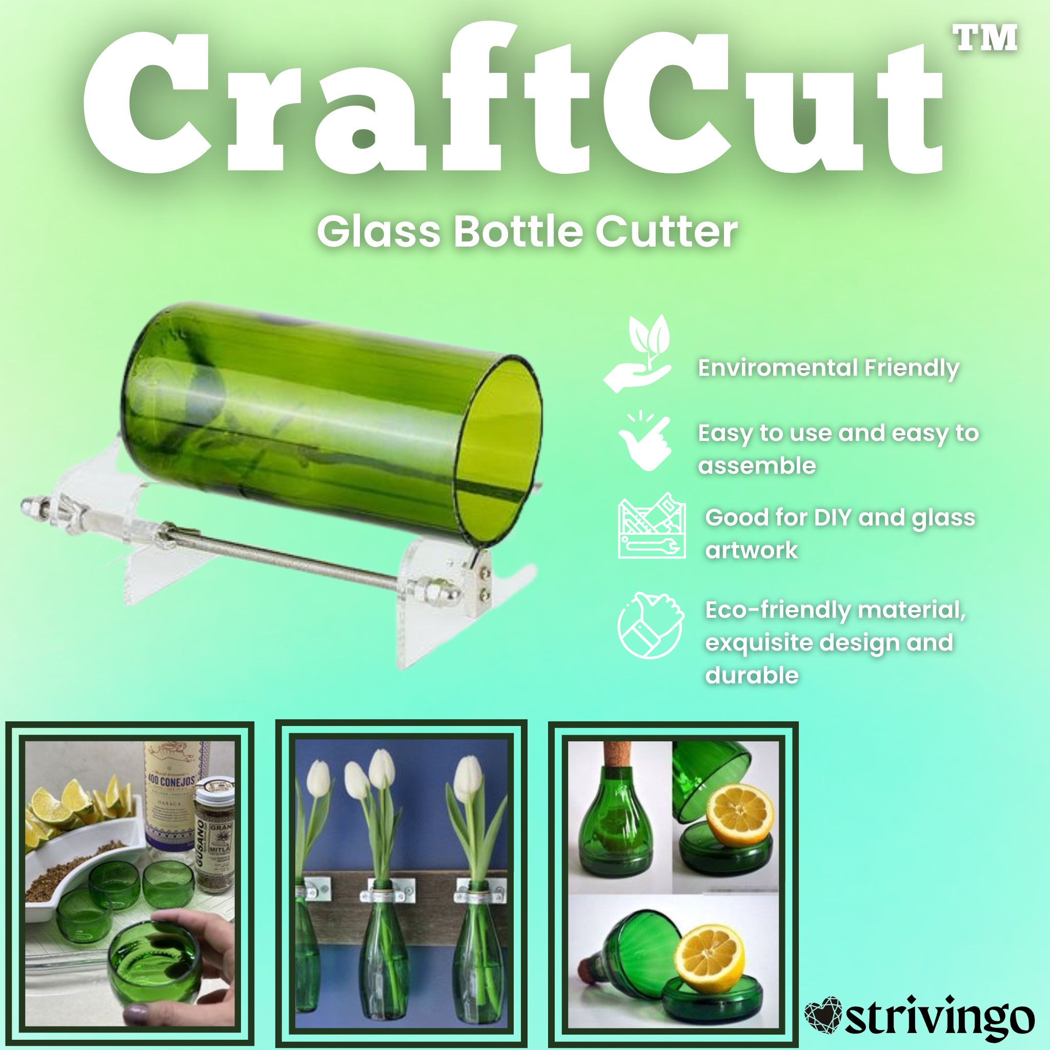 50% DISCOUNT | GlassBlade - Glass bottle cutter