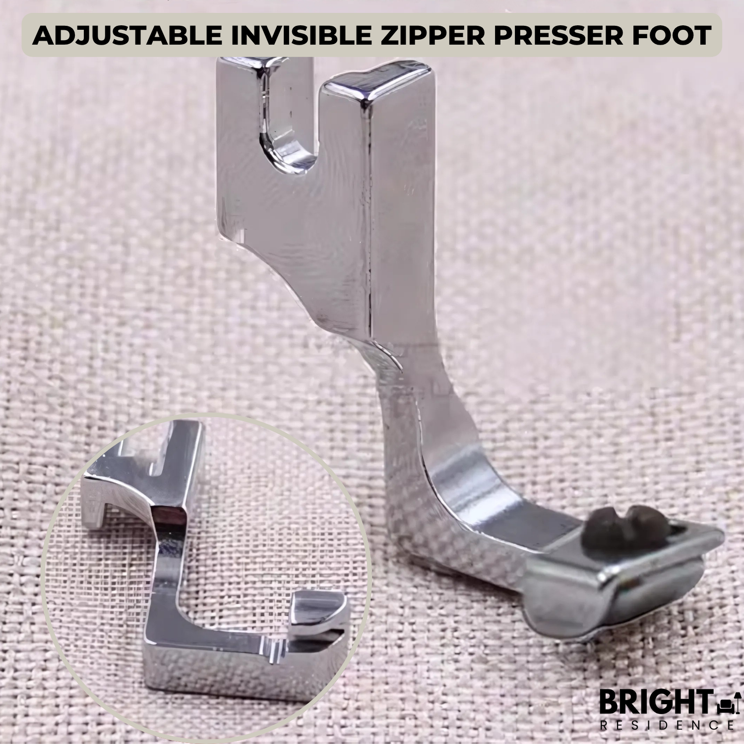 1+1 FREE | ZipFlex™ - Adjustable zipper foot sewing machine