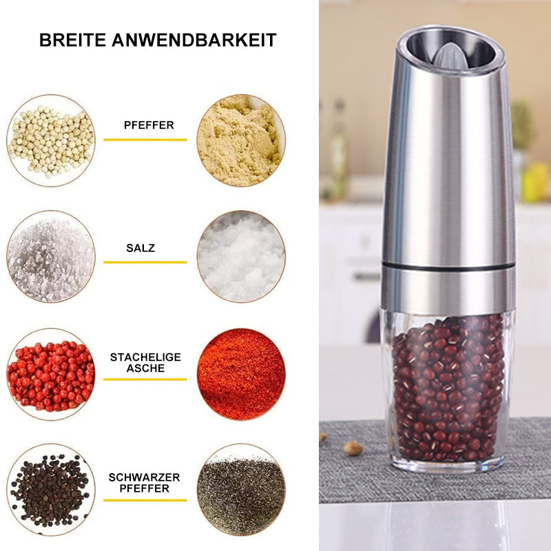 FlavorMagic - Automatic electric gravity induction salt and pepper mill