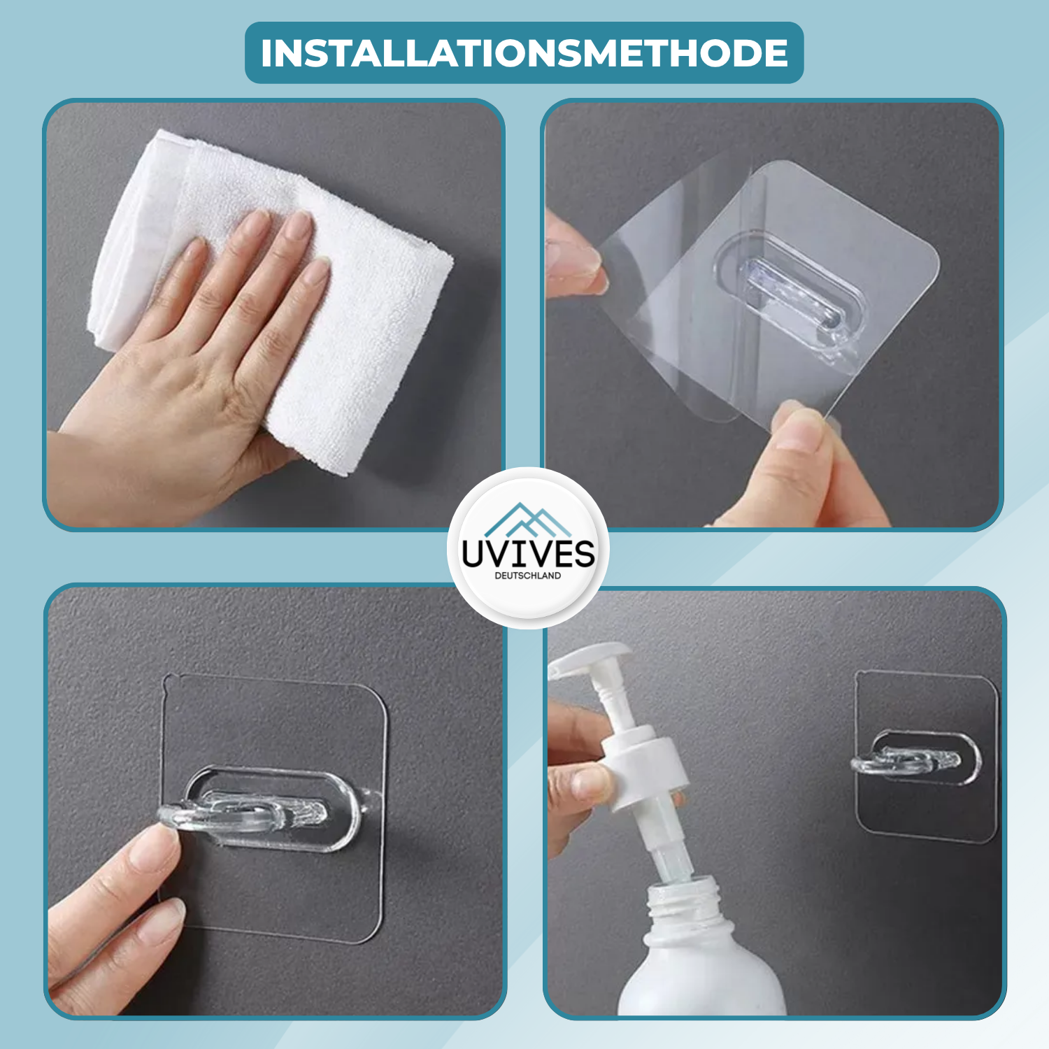 5+5 FREE | FixoGrip – Effortless Hanging, No Holes, No Hassle