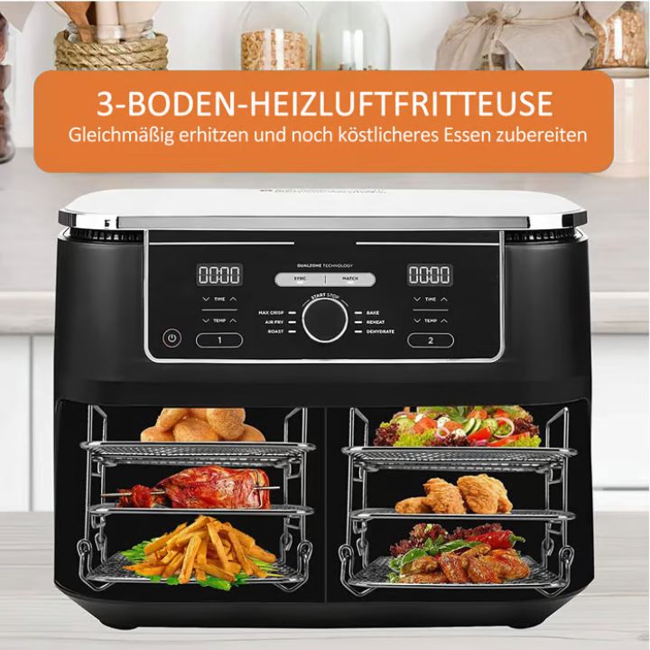 GrillStack - More space in the airfryer, more enjoyment on the plate