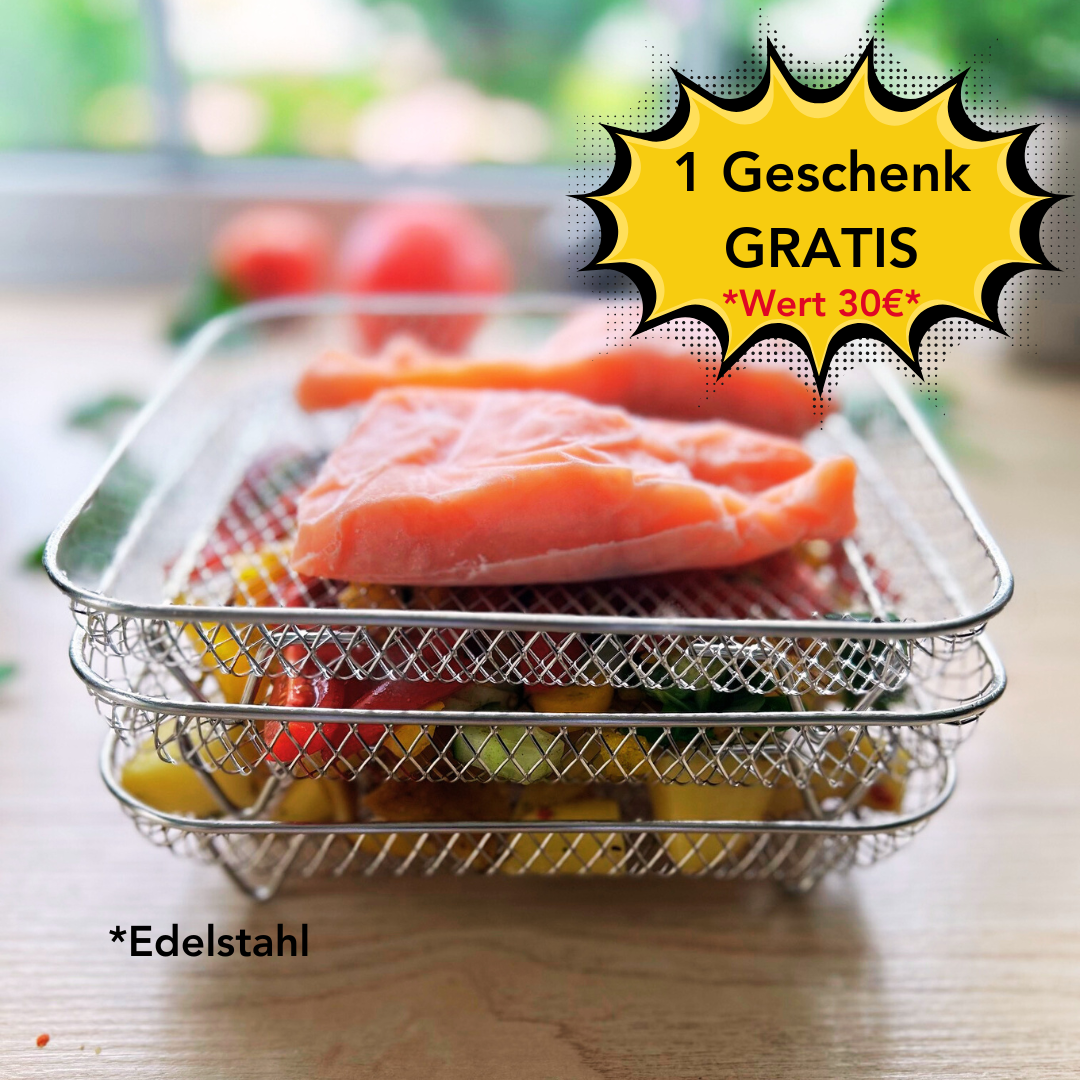 2+1 FREE | FryRack - More efficiency for your hot air fryer