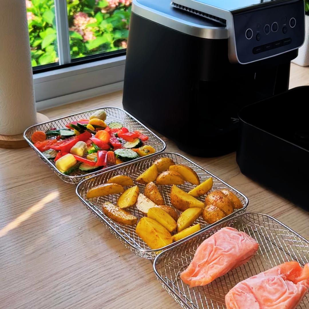 2+1 FREE | FryRack - More efficiency for your hot air fryer