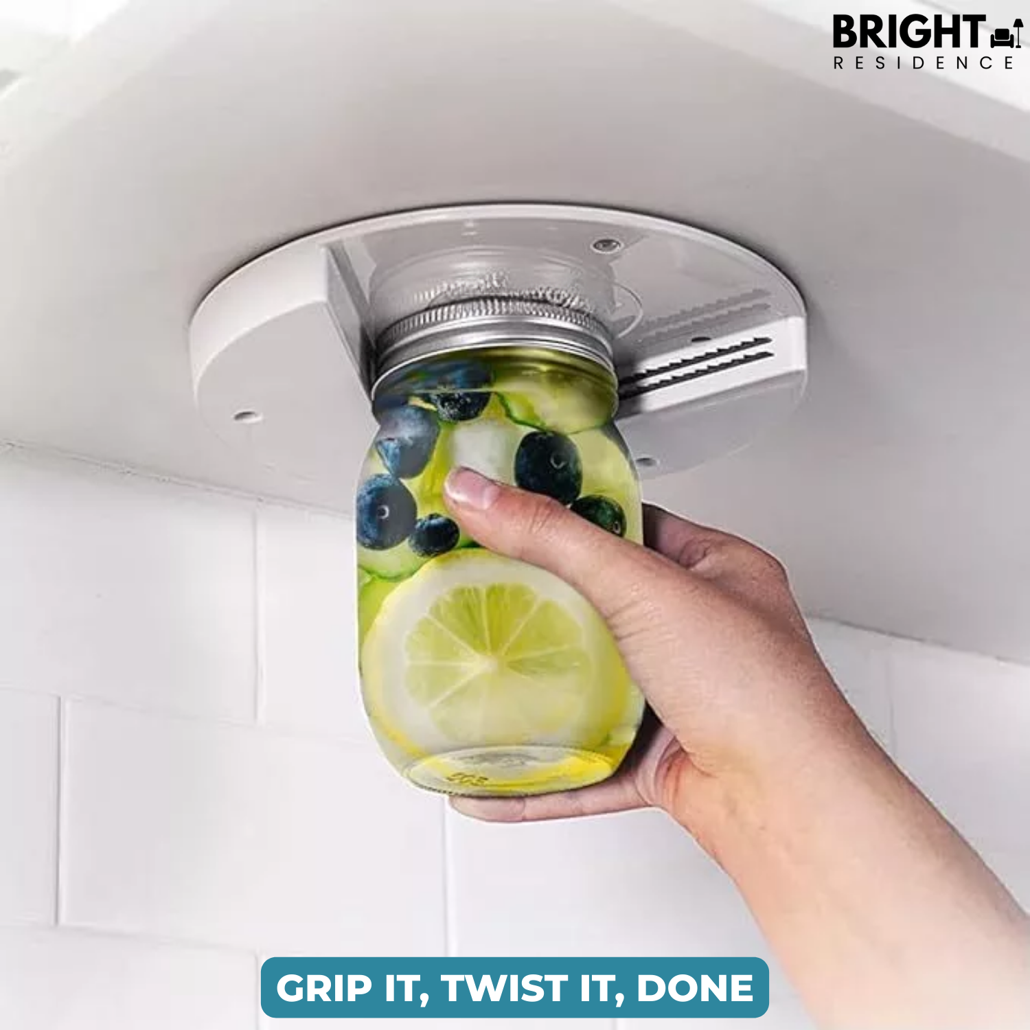 TwistJar™ - Opener for under-counter use