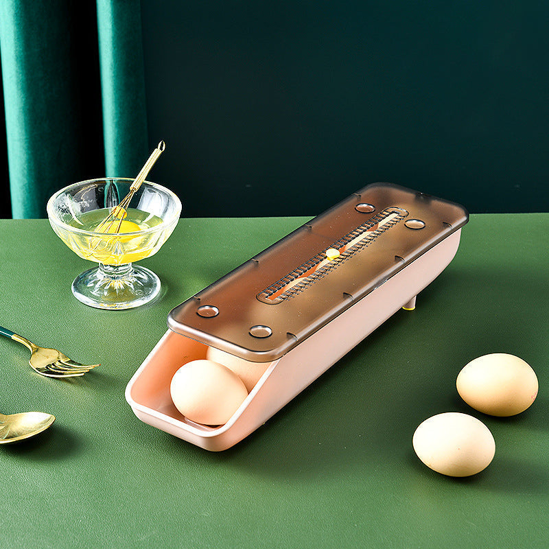 EggSlideBox – Effortless, Safe Egg Storage for a Neat Kitchen