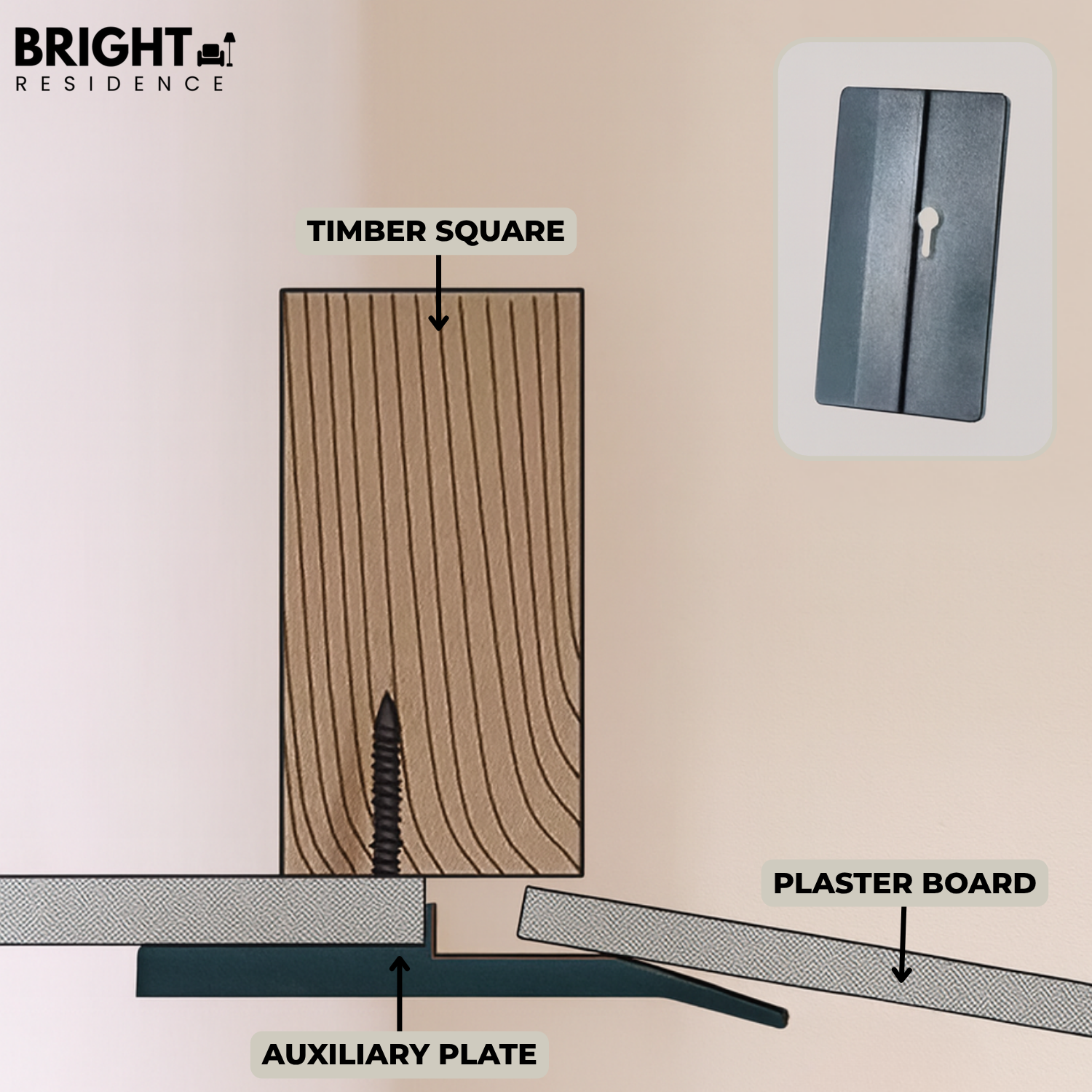 1+1 FREE | BoardFix – Perfect Ceiling Mounting Without a Second Hand!
