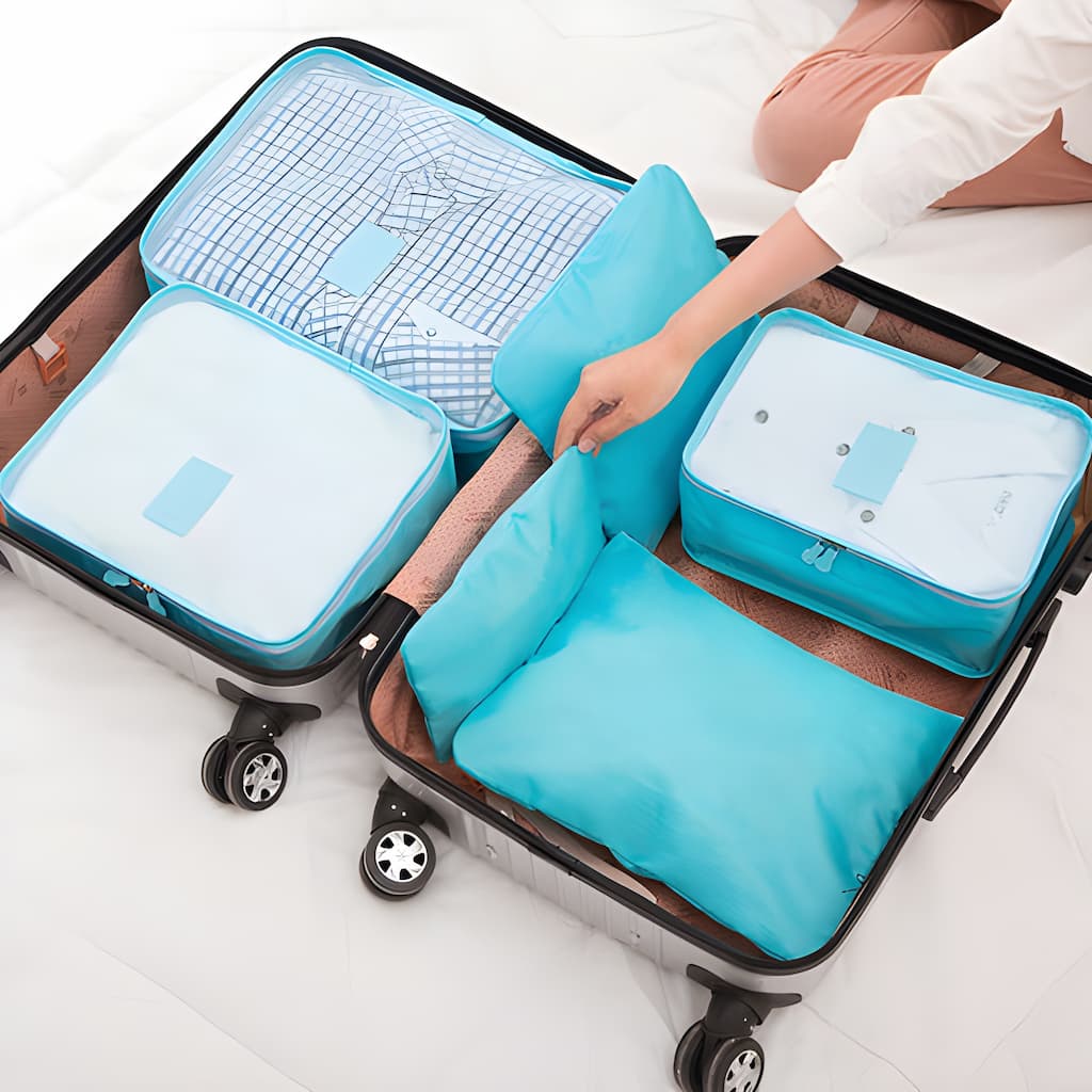 TravelOrganizer – 6-Piece Packing System for Effortless Travel