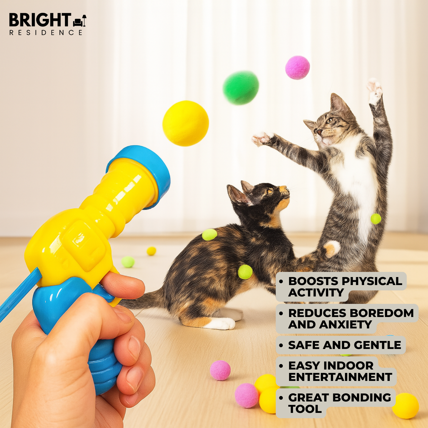 PurrShot - Play & exercise for curious cats (1 set)