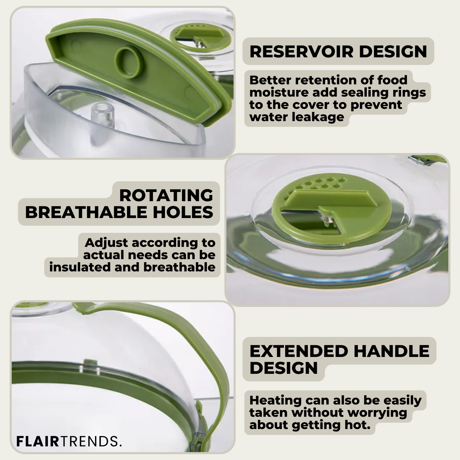 HeatDome  – Mess-Free Microwave Magic!