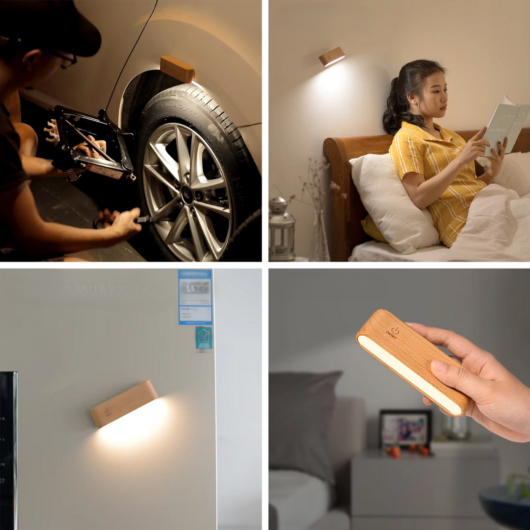 LumaWood - 360° lighting comfort without cable clutter