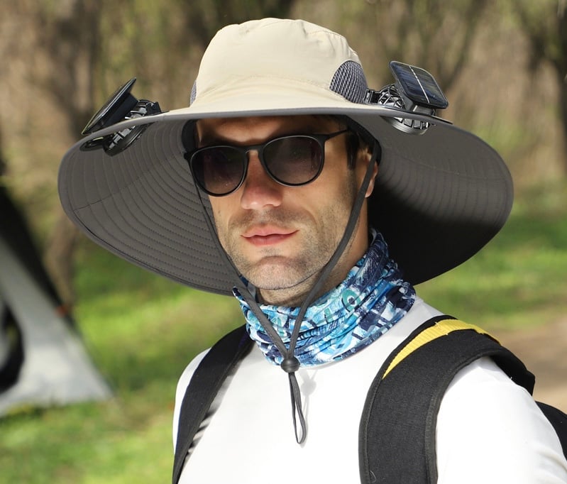 AirShade – Solar-Powered Cooling Hat for Outdoor Comfort