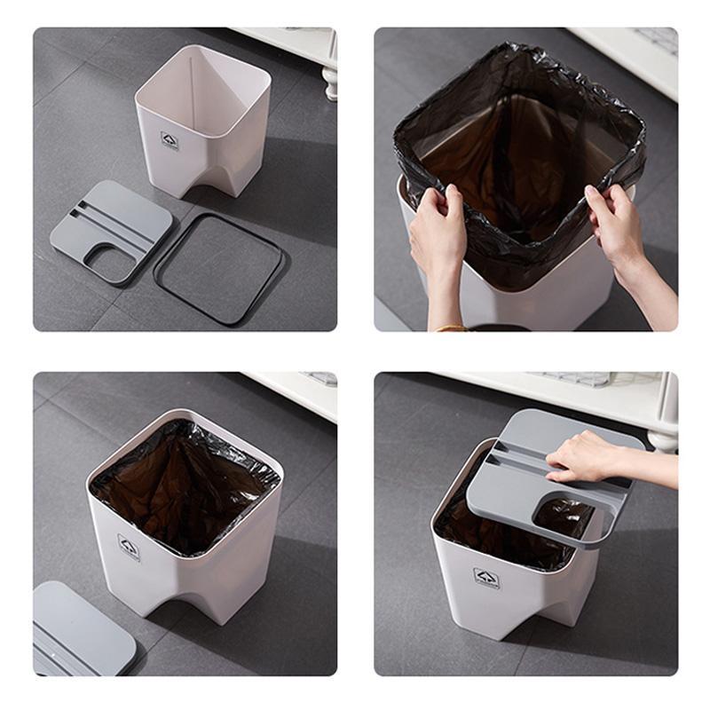 LuxuryBin – Stackable Trash Bins for Unlimited Organization!