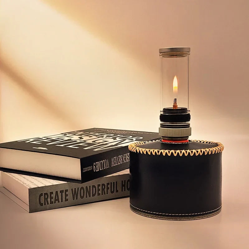 BlazeGlow – Portable Flame Lamp for Outdoor Adventures