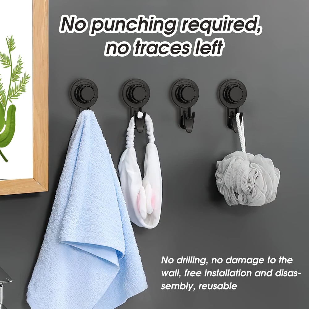 2+2 FREE | SuctionTwist - Tidy without drilling, hold without effort