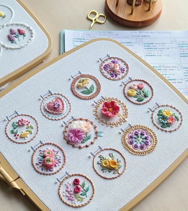 StitchBloom – Flower Embroidery for Relaxation & Beautification!