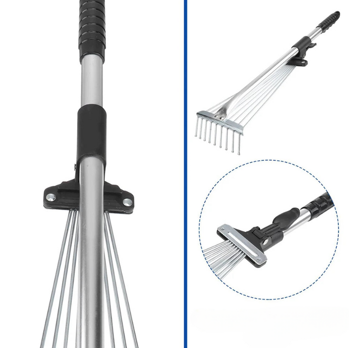 MultiRake™ - Retractable leaf rake