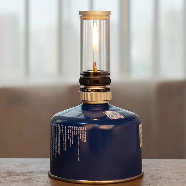 BlazeGlow – Portable Flame Lamp for Outdoor Adventures
