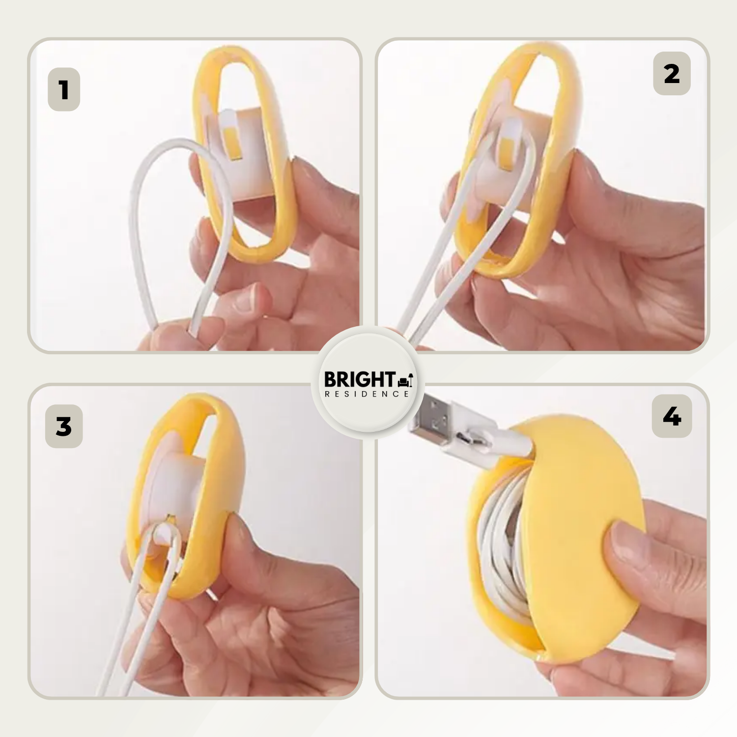 1+1 FREE | CableEase – No More Cable Clutter at the Push of a Button!