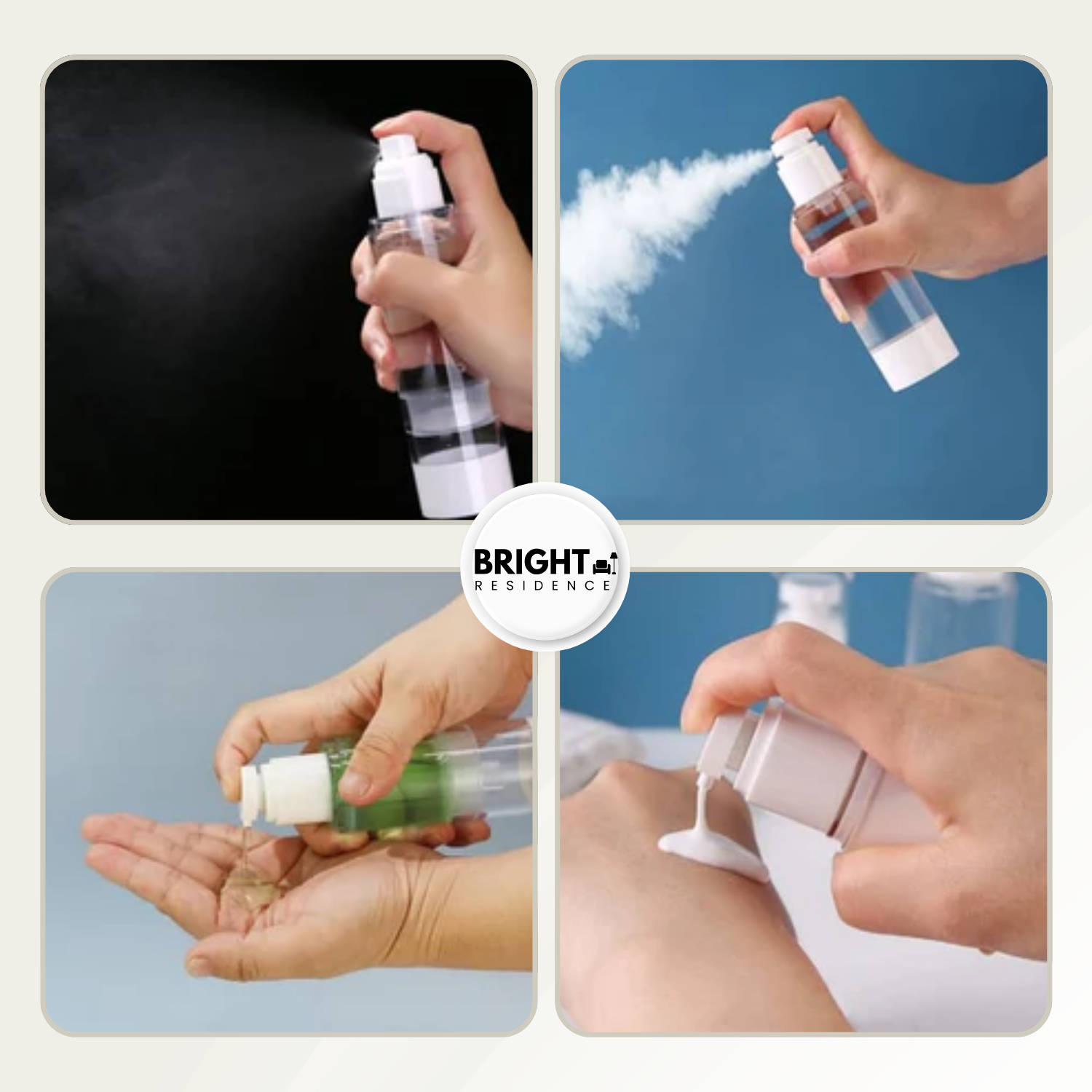 2+1 FREE | PurePump – Leak-Proof Refillable Travel Bottle for Perfect Dosage