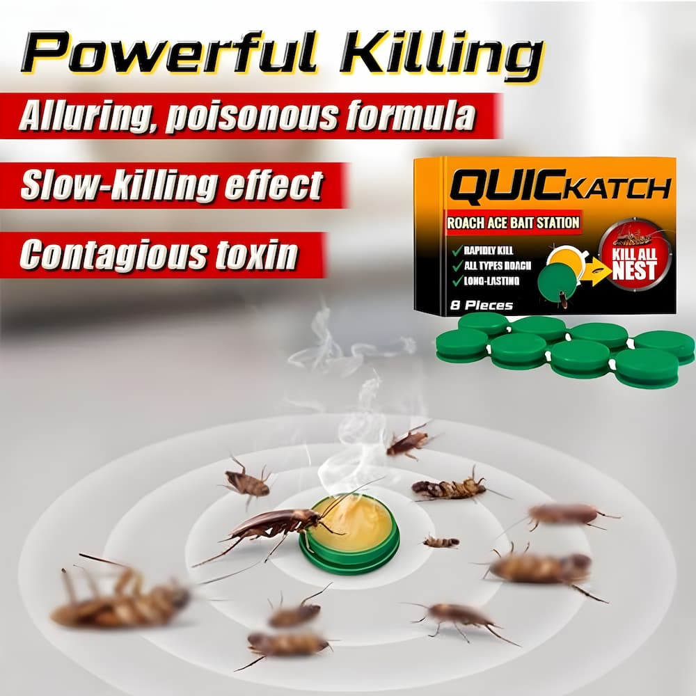 4+4 FREE | RoachShield – The Ultimate Chemical-Free Cockroach Solution