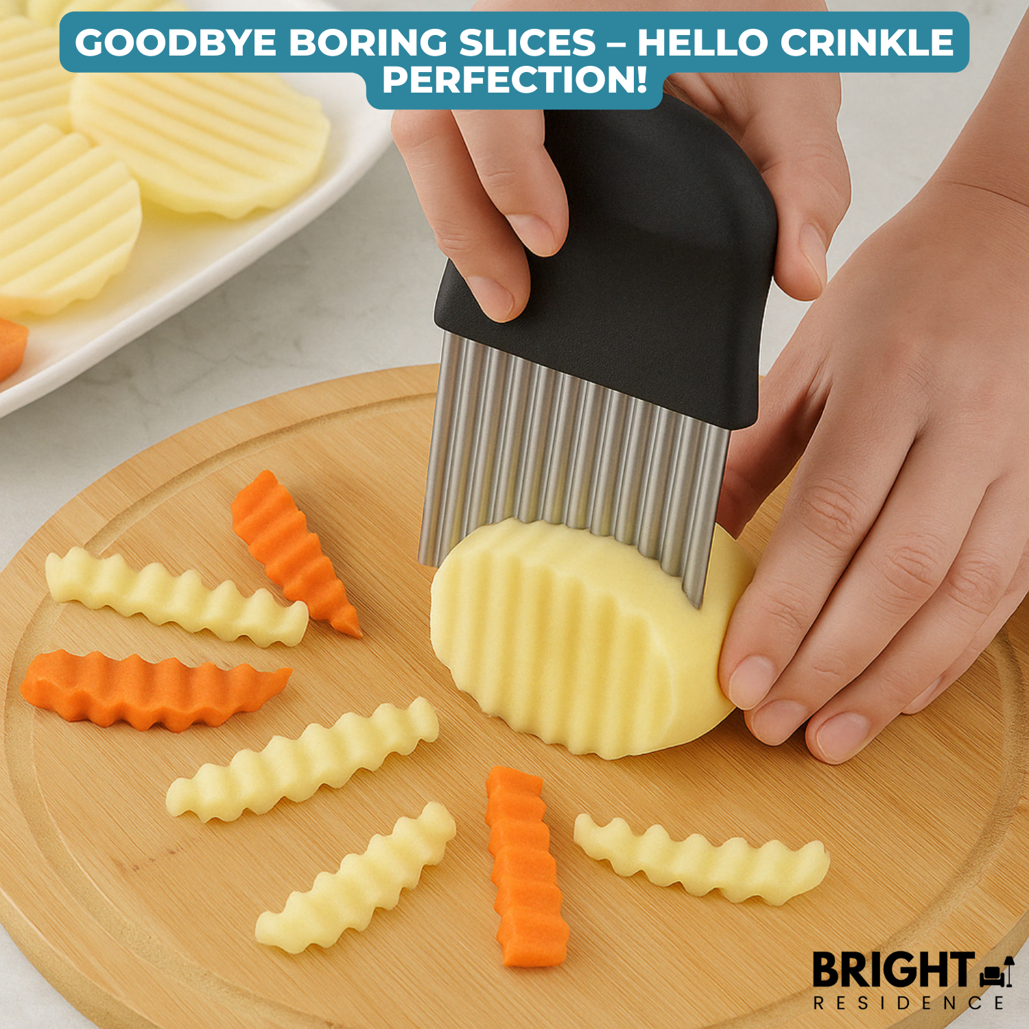50% OFF | RippleCutter™ - Wavy stainless steel kitchen slicer