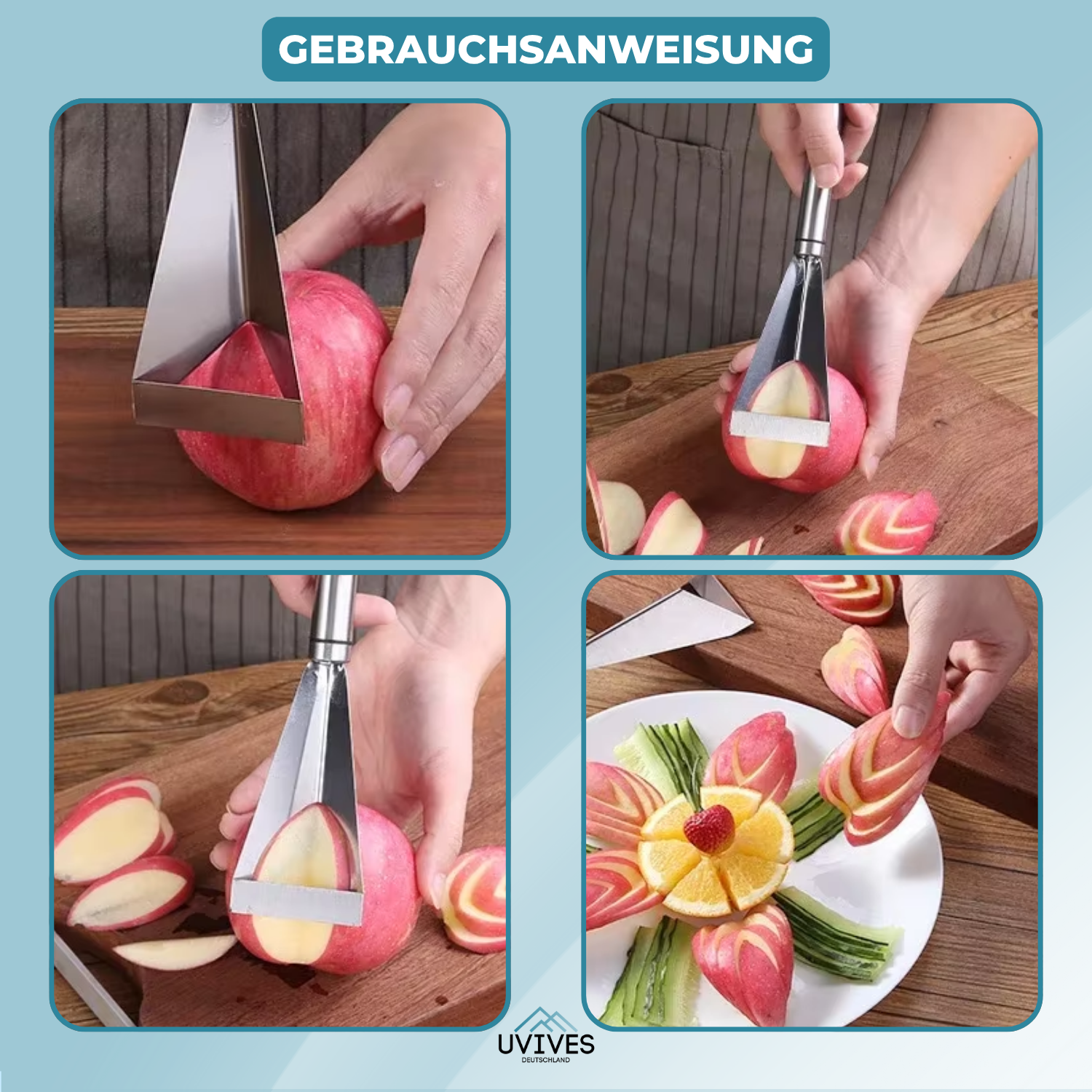 50% OFF | ChefCarve – Precision Stainless Steel Fruit Slicer [Last Day Discount]