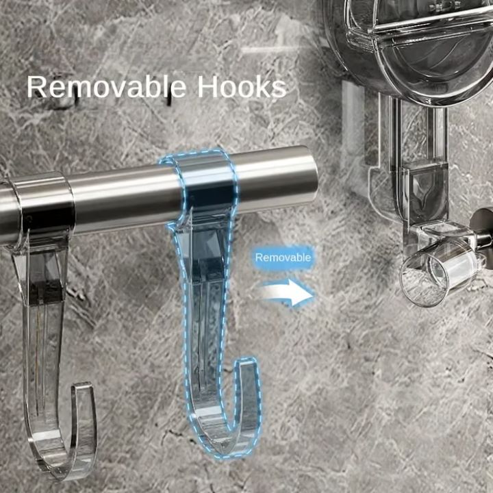 HangRack - Adjustable stainless steel towel rack with suction cups