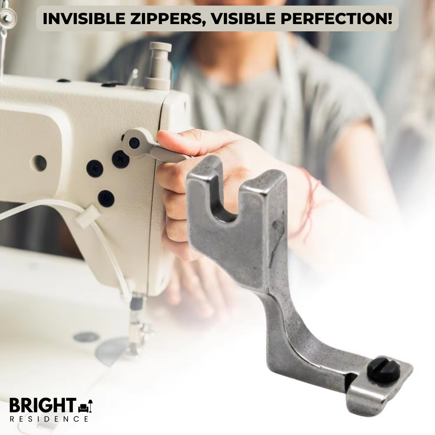 1+1 FREE | ZipFlex™ - Adjustable zipper foot sewing machine