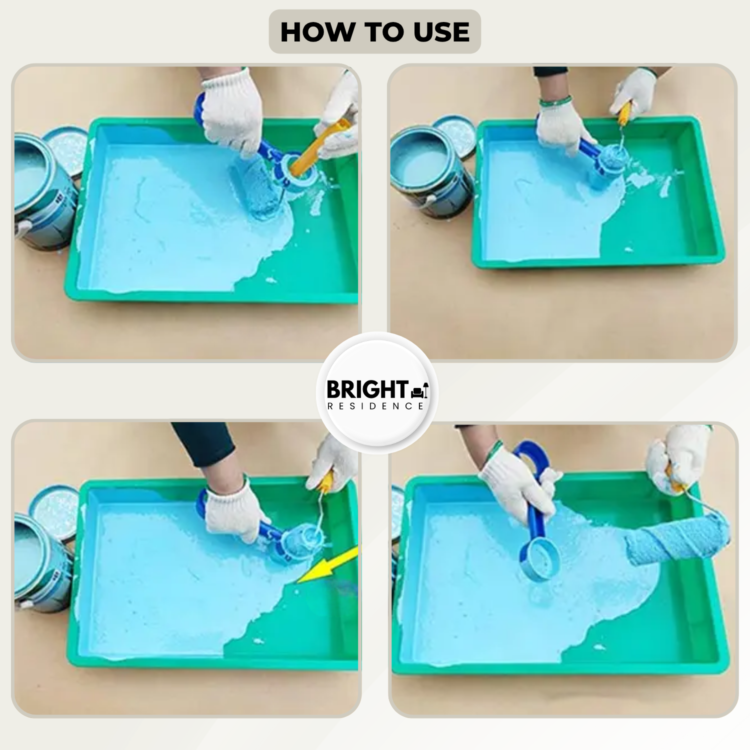 RollClean™ - Saves paint and cleans in seconds