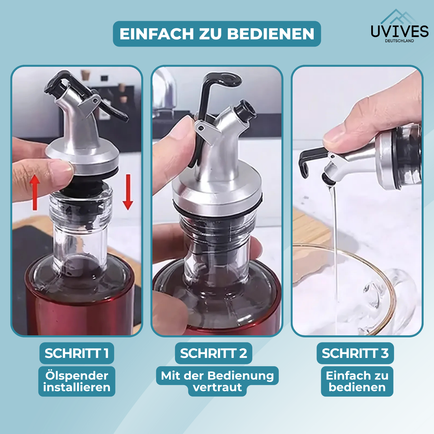 2+2 FREE | PourMate – Precision Pouring for Oil, Sauces & More