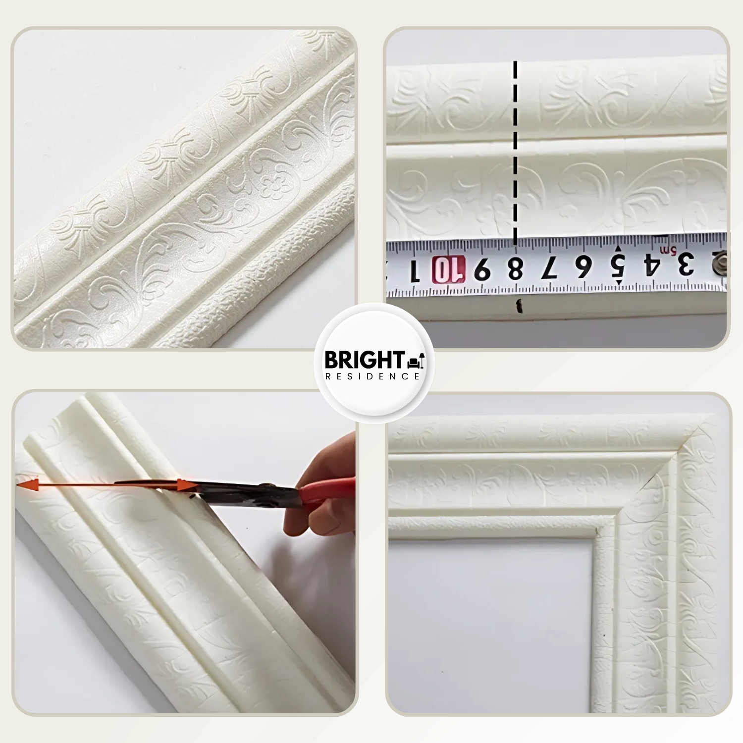 2+2 FREE | EcoBorder - 3D wall border with environmental protection