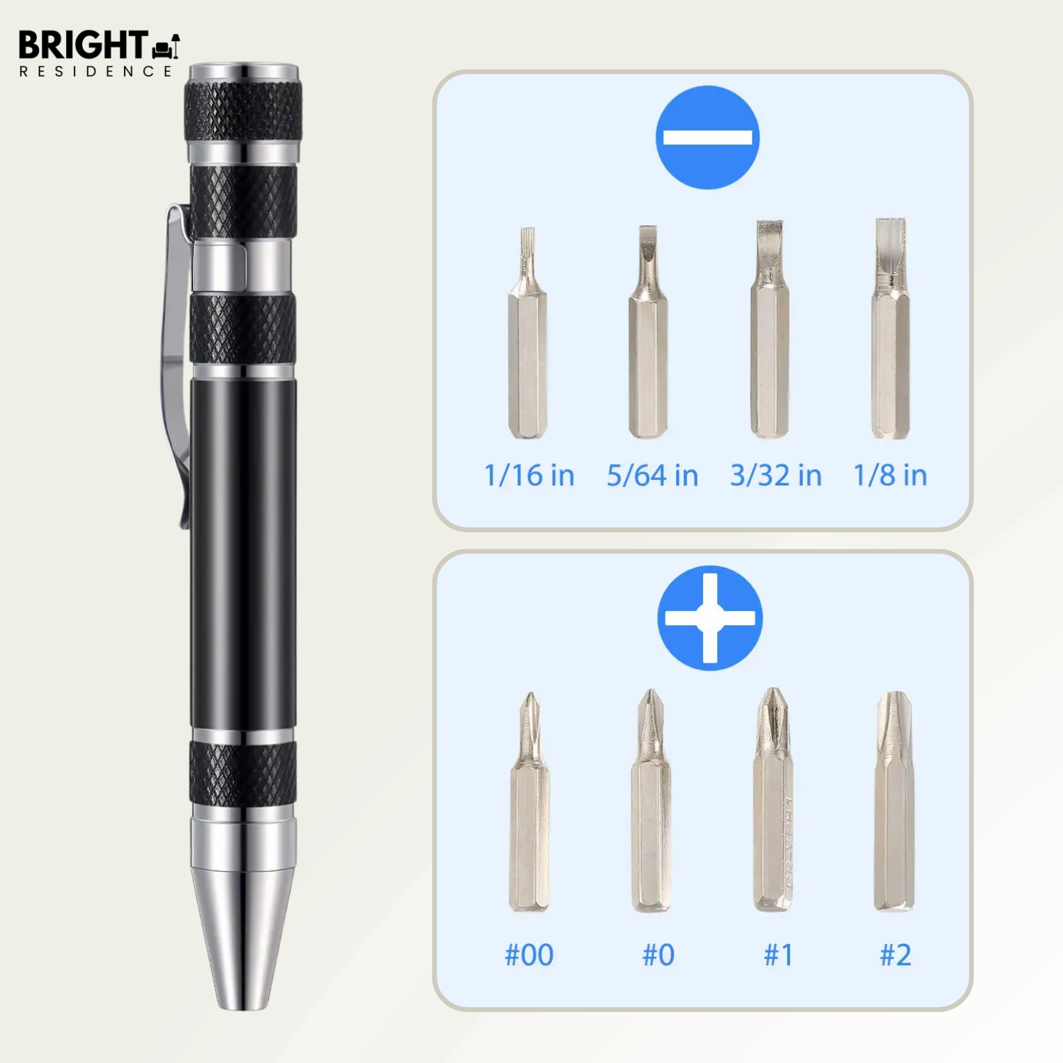 PocketFix – Your 8-in-1 Screwdriver for Every Situation!