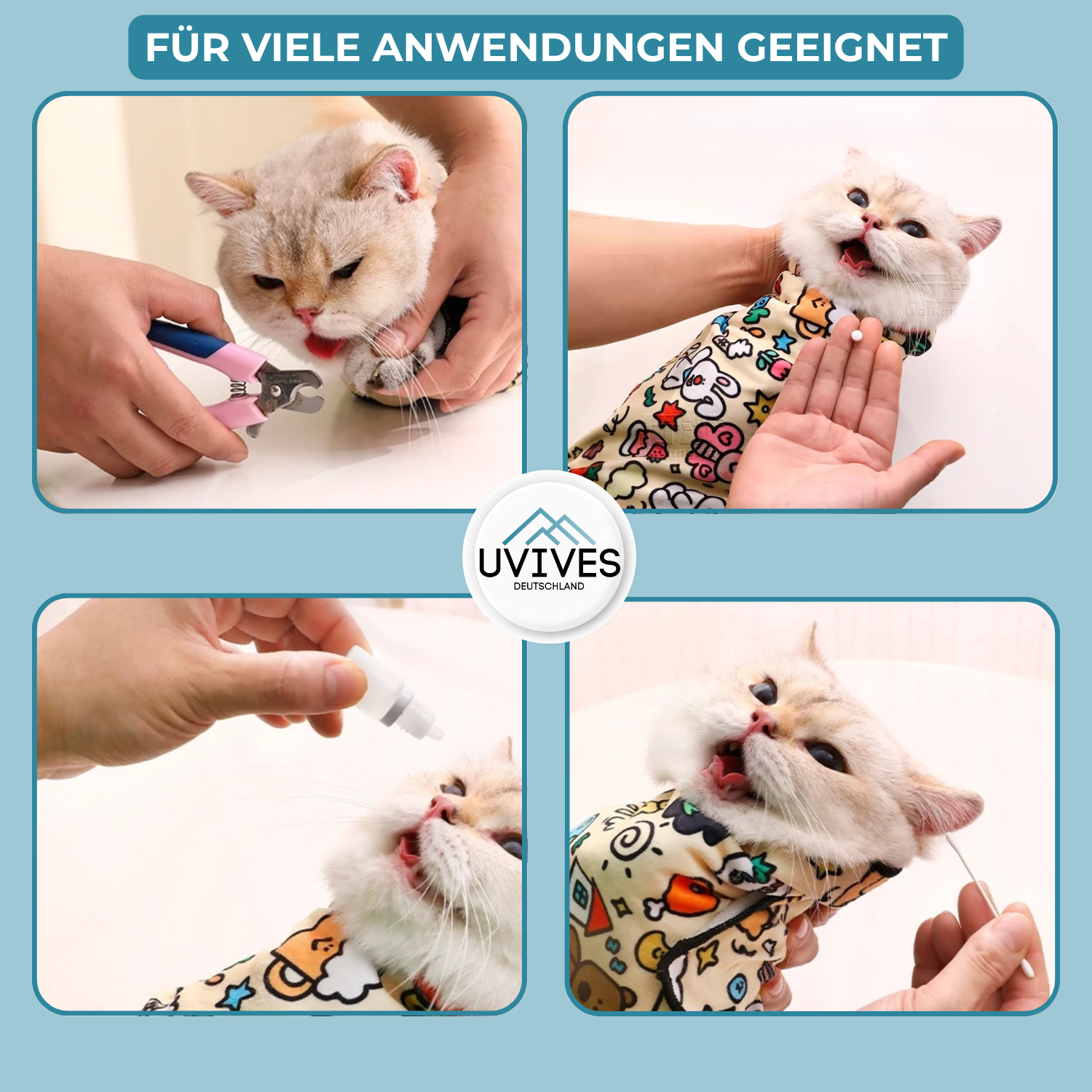 1+1 FREE | CatEase - Relaxed claw cutting & giving medicine
