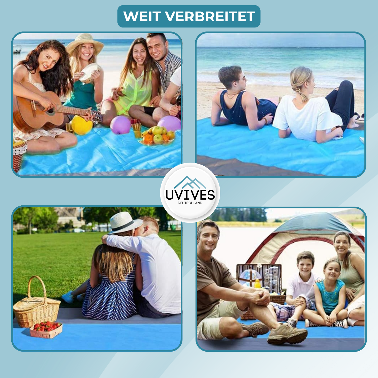 SandAway Ultimate Beach Mat No More Messy Sand