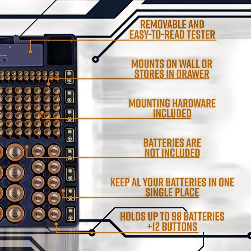 VoltVault – The Ultimate Battery Storage and Testing Solution