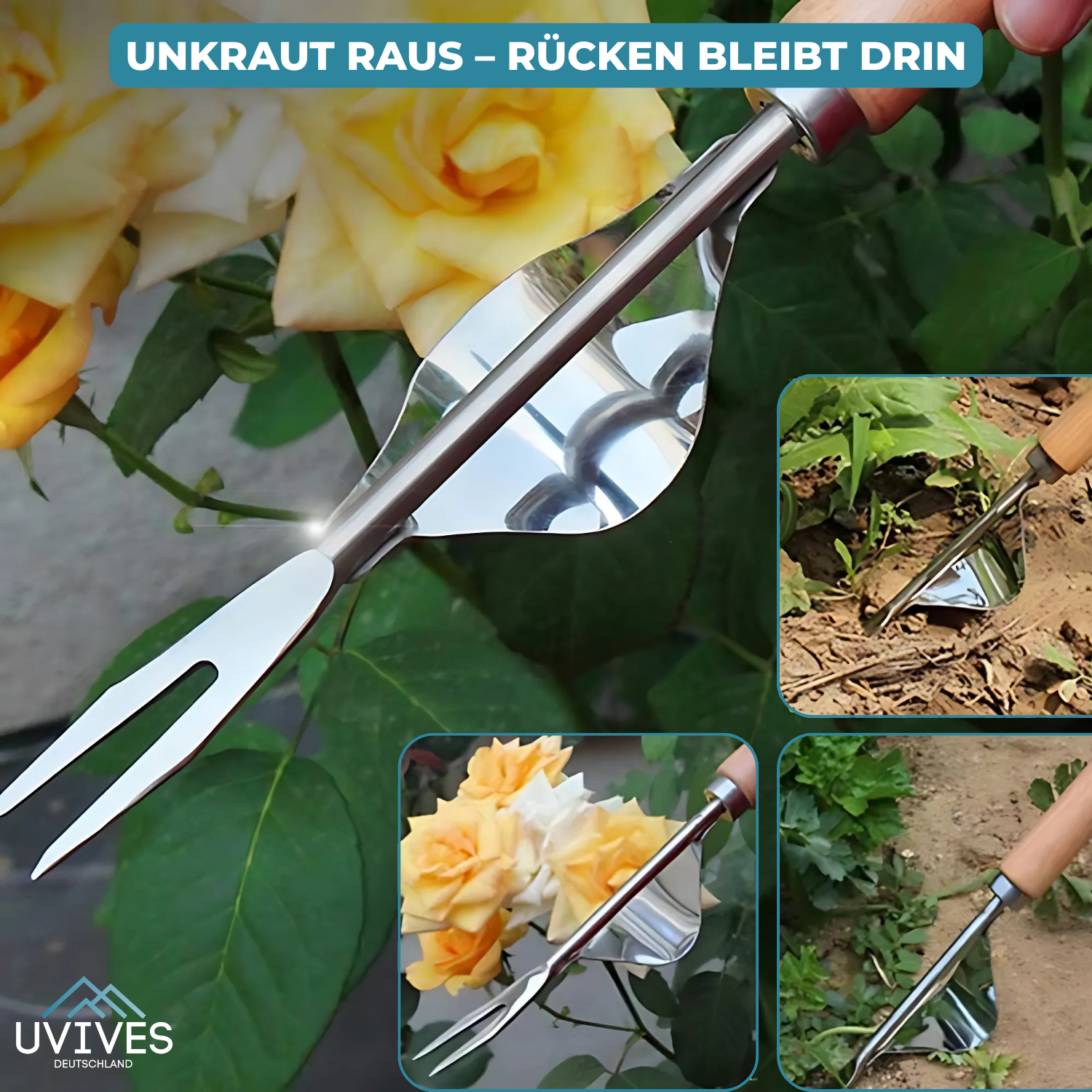PlantPull™ - weeding work done quickly and back-friendly