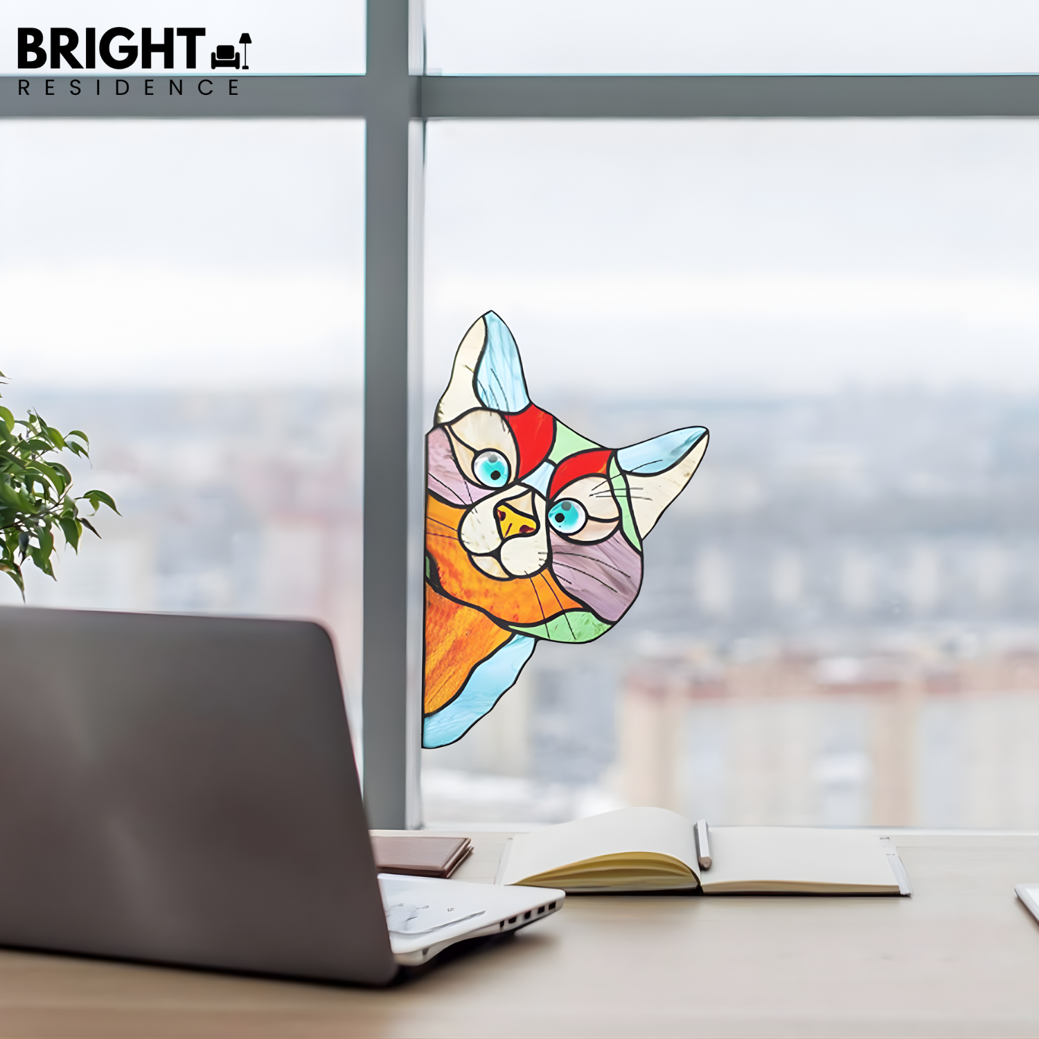 CatPeek – Handmade Cat Suncatcher for the Window