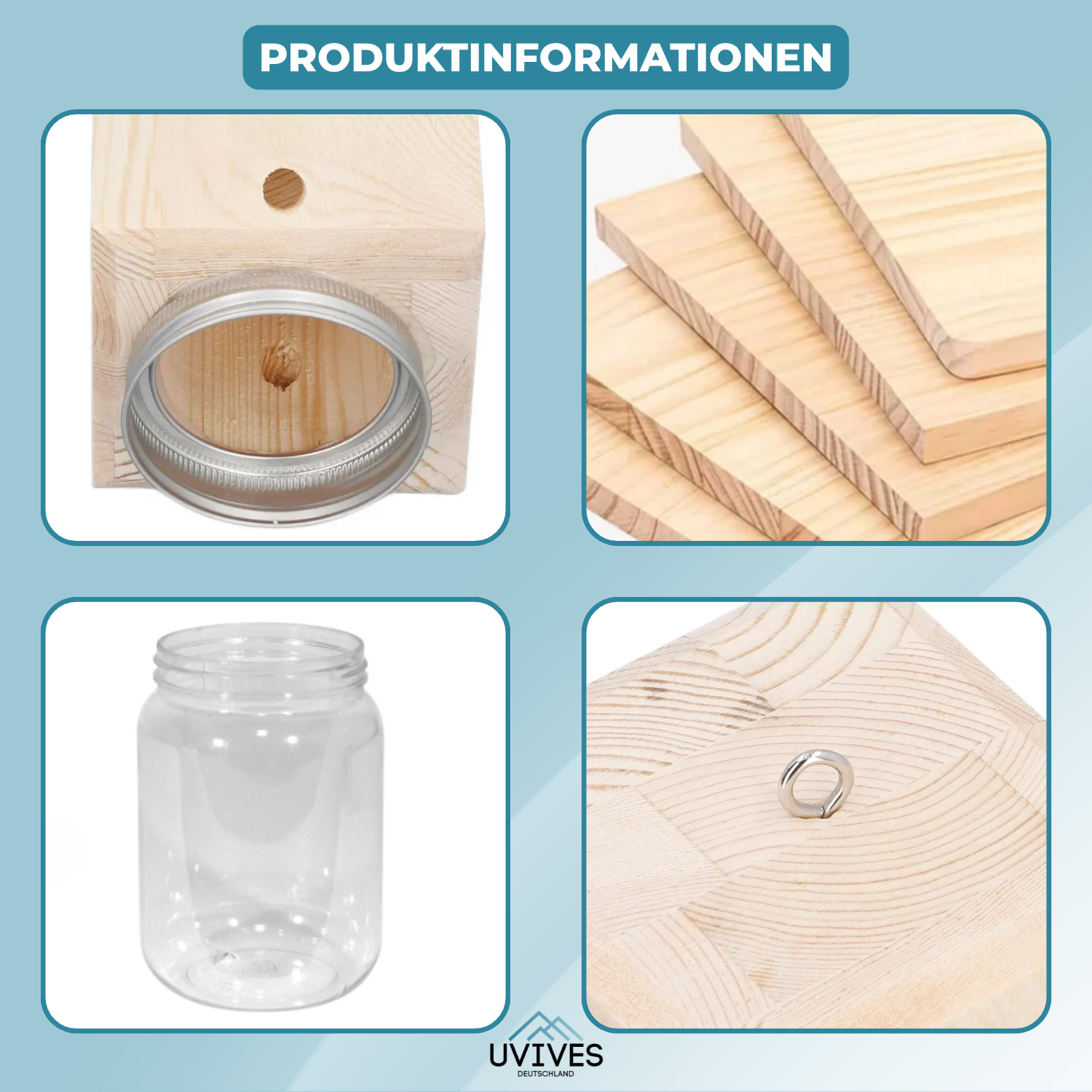 WoodGuard – Chemical-Free Carpenter Bee Trap for Wooden Surfaces