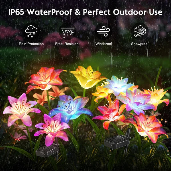 SolarBlossom - Magical garden light with flower design