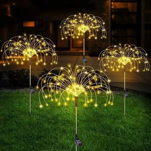 GlowBurst - solar fireworks for your garden - completely without electricity