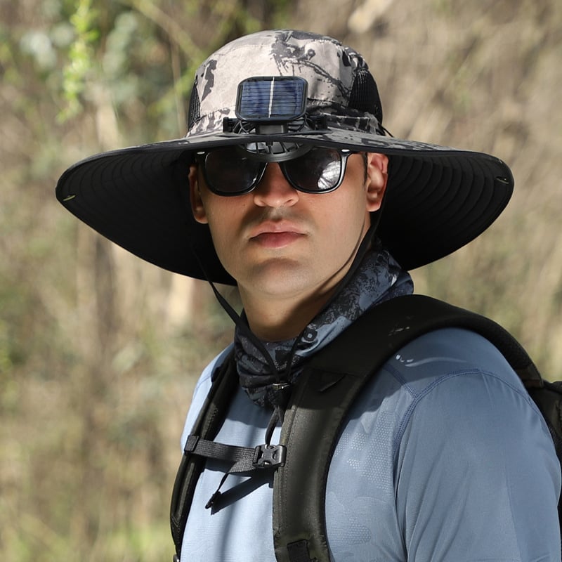 AirShade – Solar-Powered Cooling Hat for Outdoor Comfort